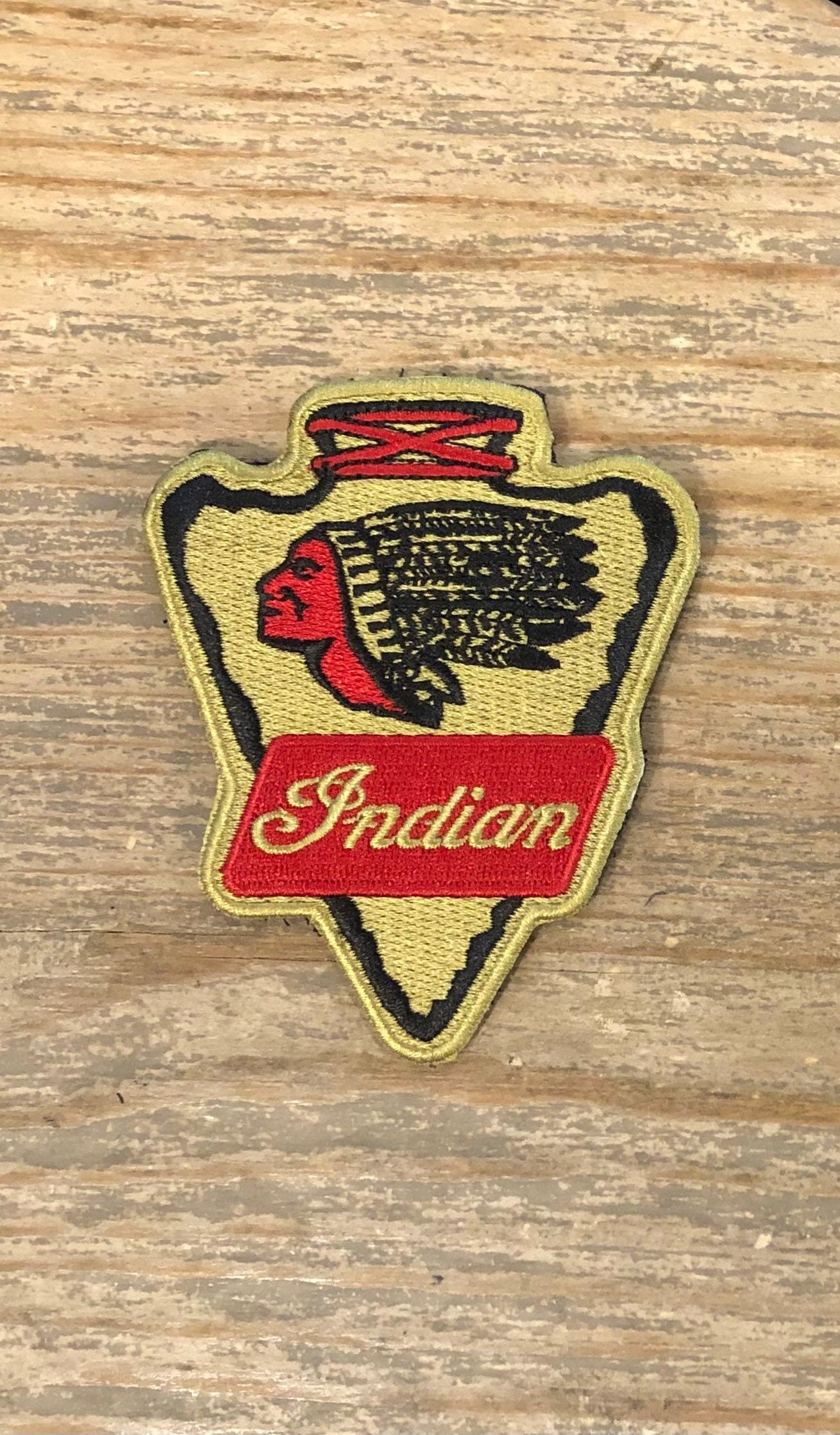 Indian Motorcycle Arrowhead Velcro Patch