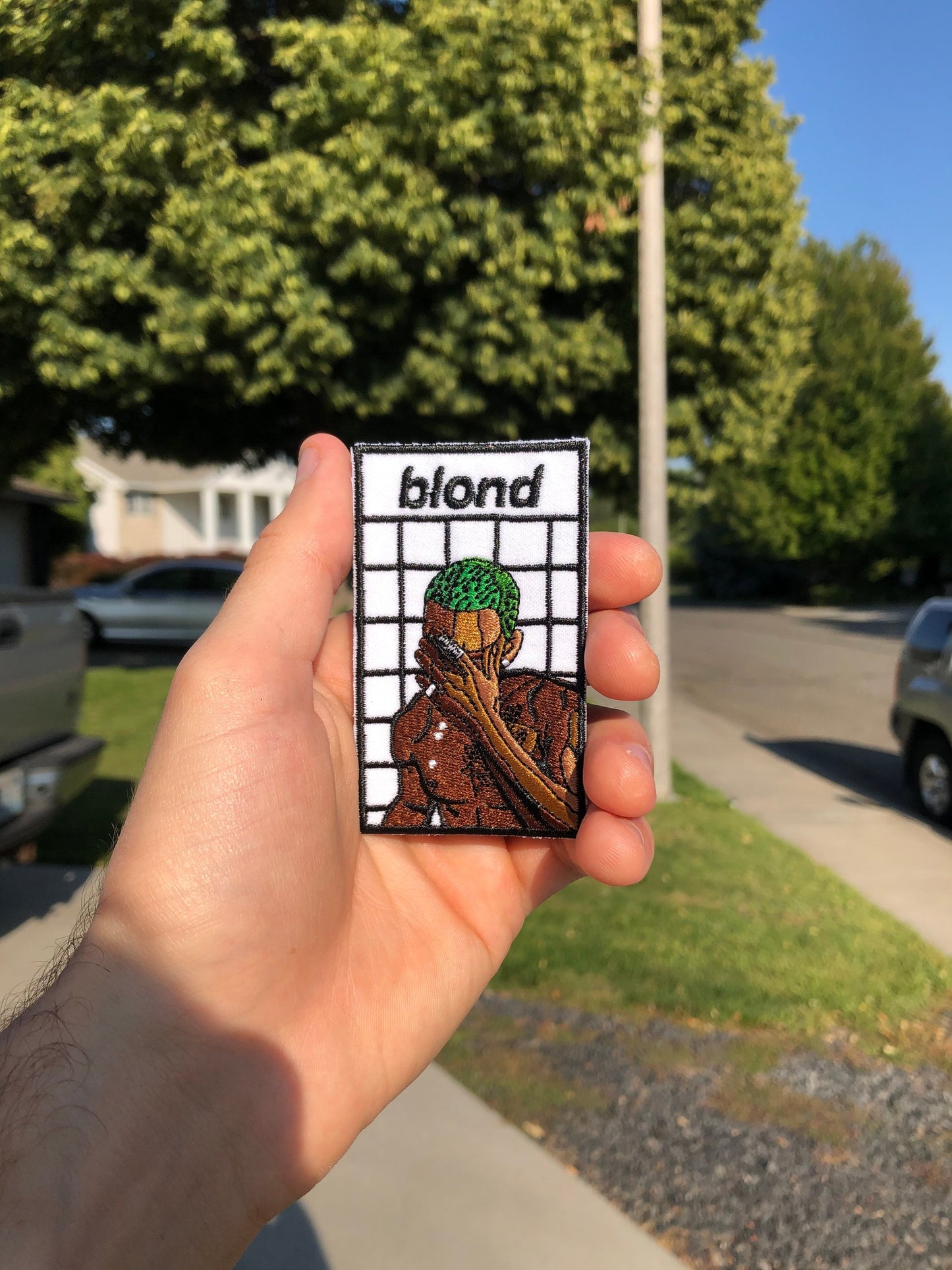 Frank Ocean “Blonde” Iron on Patch