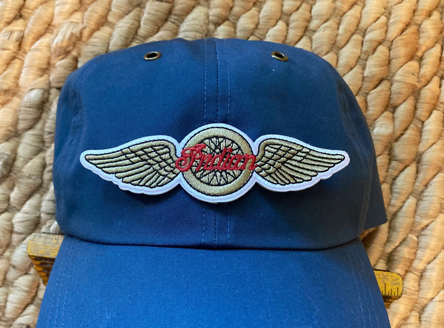 Retro Indian Motorcycle Wings Patch