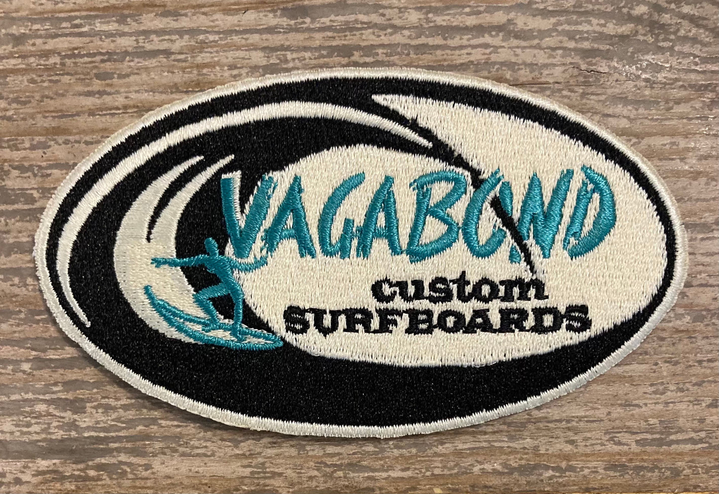 Retro Vagabond Custom Surfboards Patch