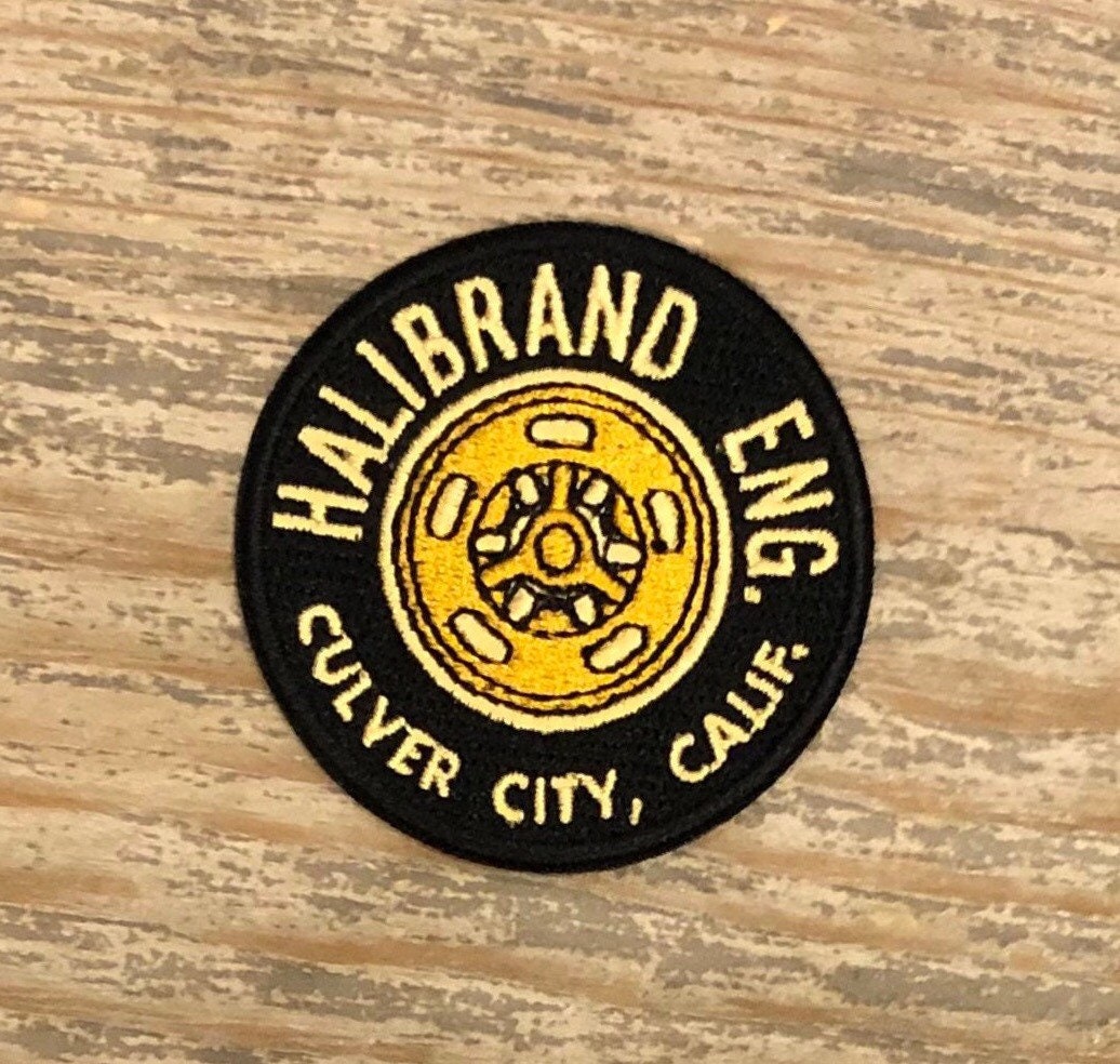 Retro Halibrand Engineering “Culver City, Calif.” Patch