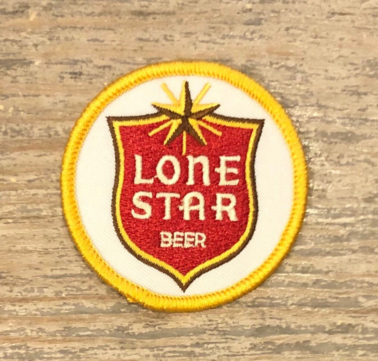 Retro Lone Star Beer Patch