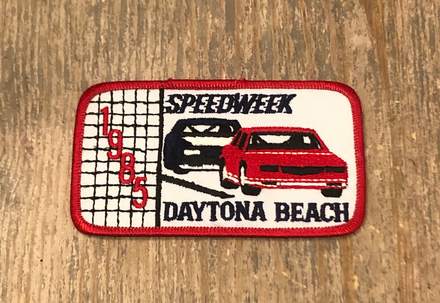 Retro 1985 SPEEDWEEK Daytona Beach Racing Patch