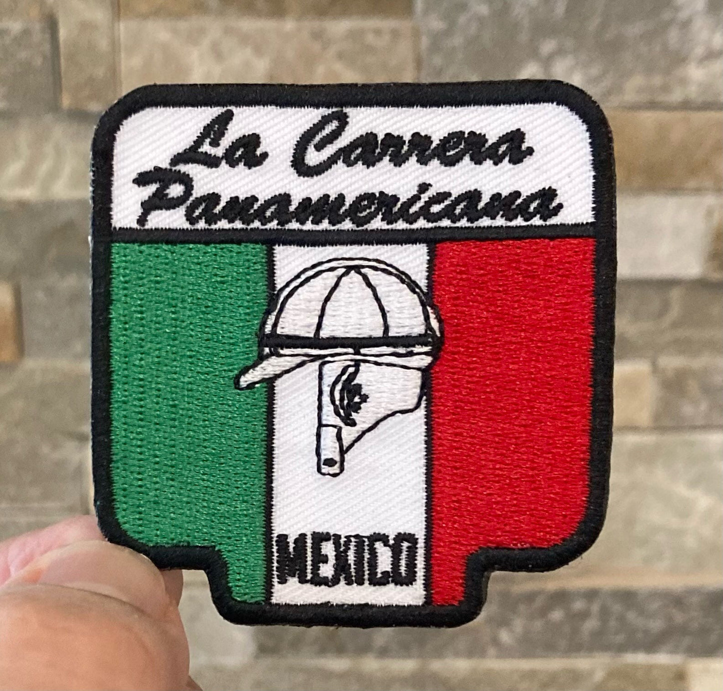 Retro La Carrera Panamericana Mexico Racing Patch