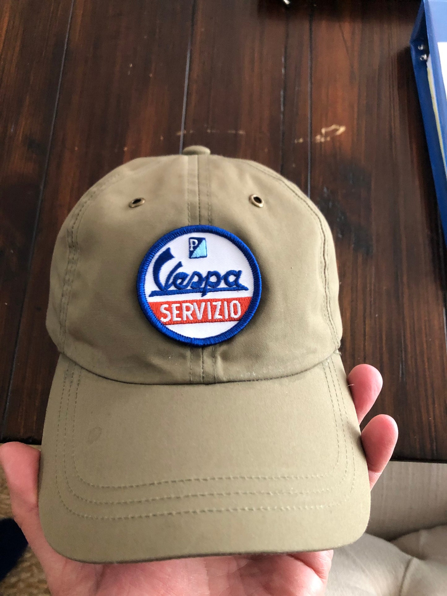 Retro Vespa Servizio Moped Patch