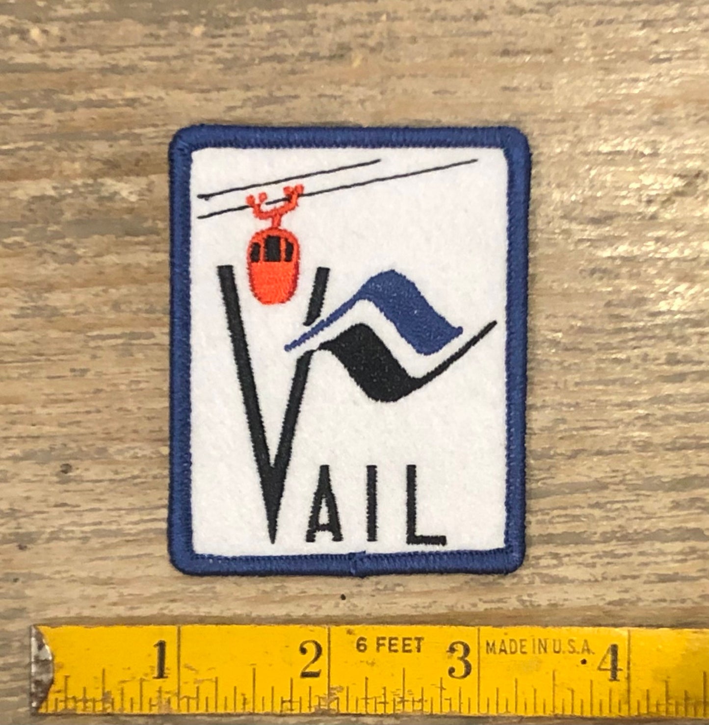 Retro Vail Ski Resort Chairlift Patch