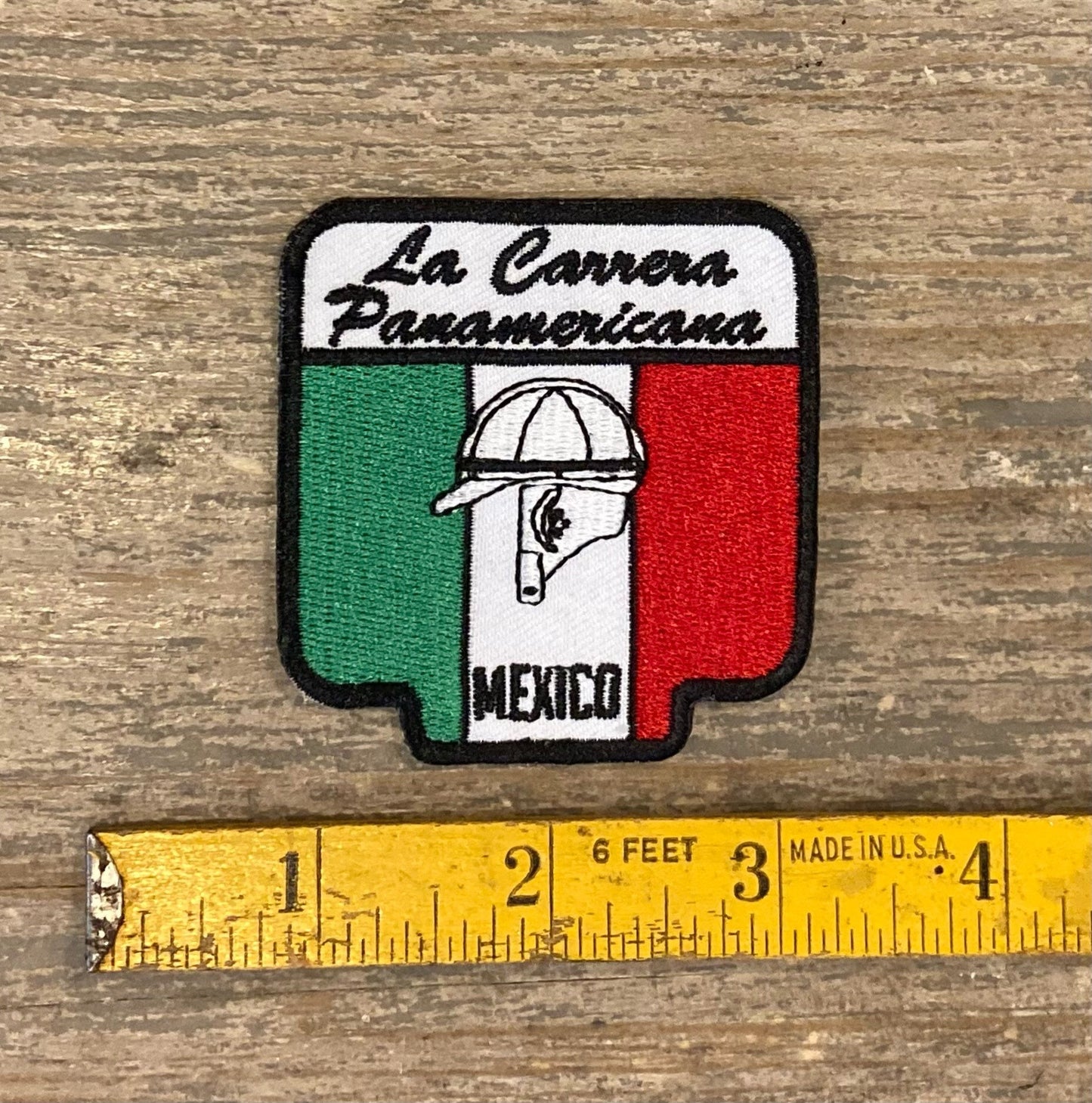 Retro La Carrera Panamericana Mexico Racing Patch