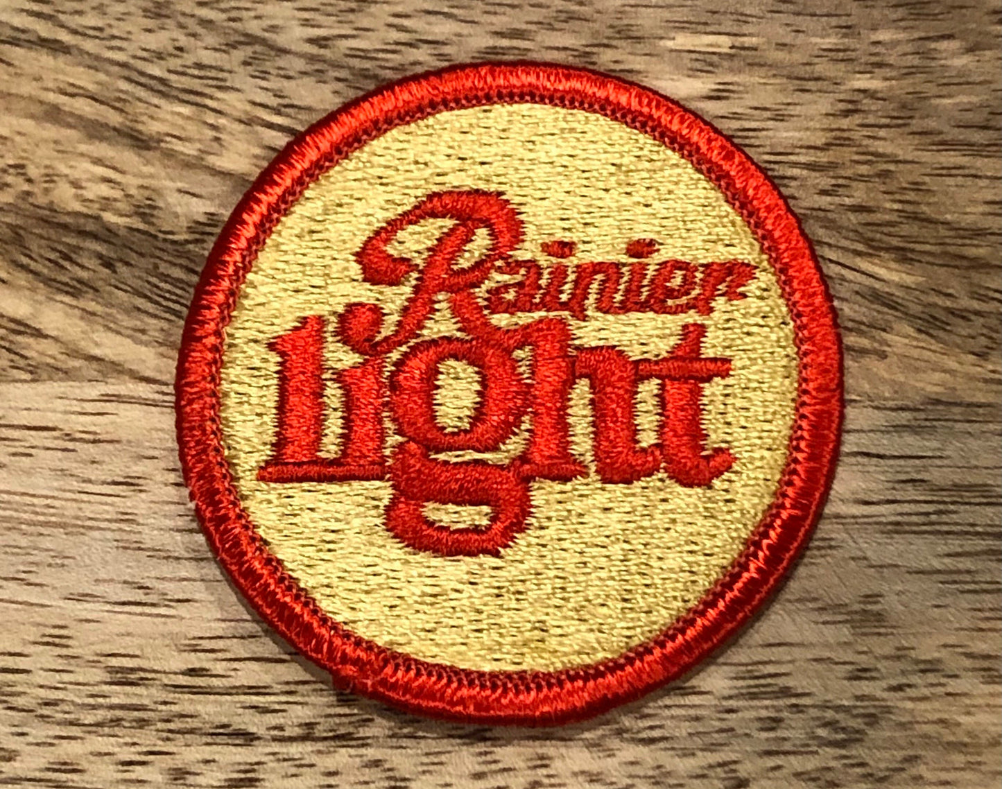 Retro Rainier Light Beer Circular Patch