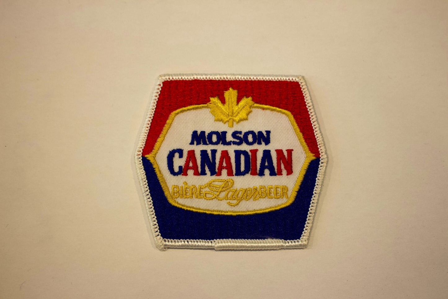 Retro Molson Canadian Lager Beer Patch