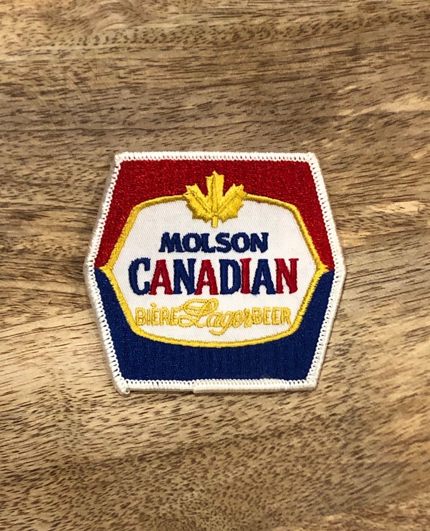 Retro Molson Canadian Lager Beer Patch