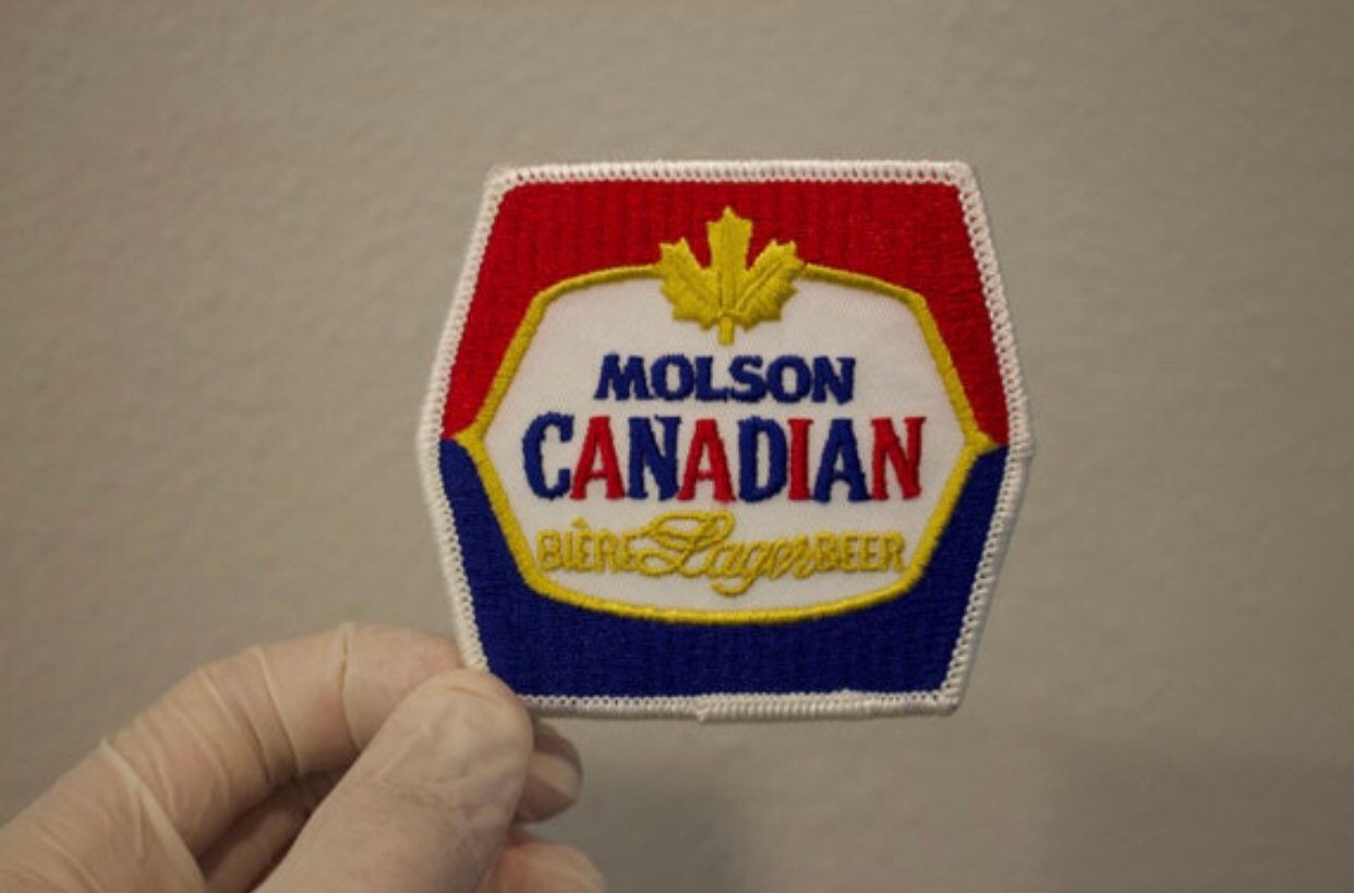 Retro Molson Canadian Lager Beer Patch