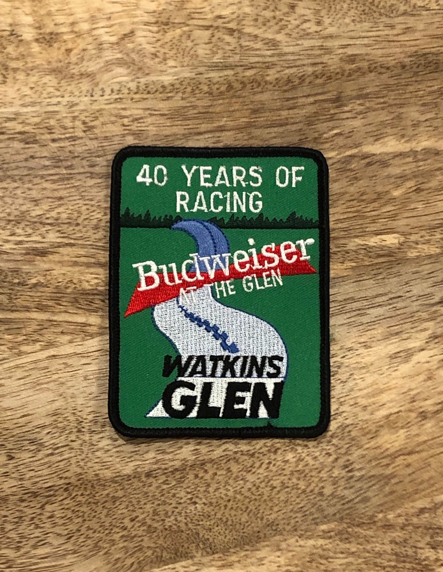 Retro Budweiser “40 Years of Racing” Patch