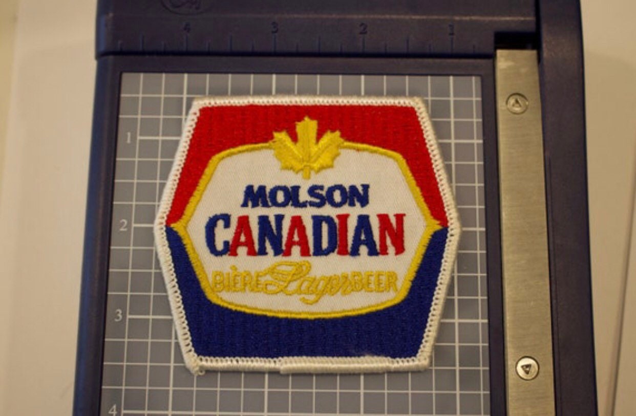 Retro Molson Canadian Lager Beer Patch
