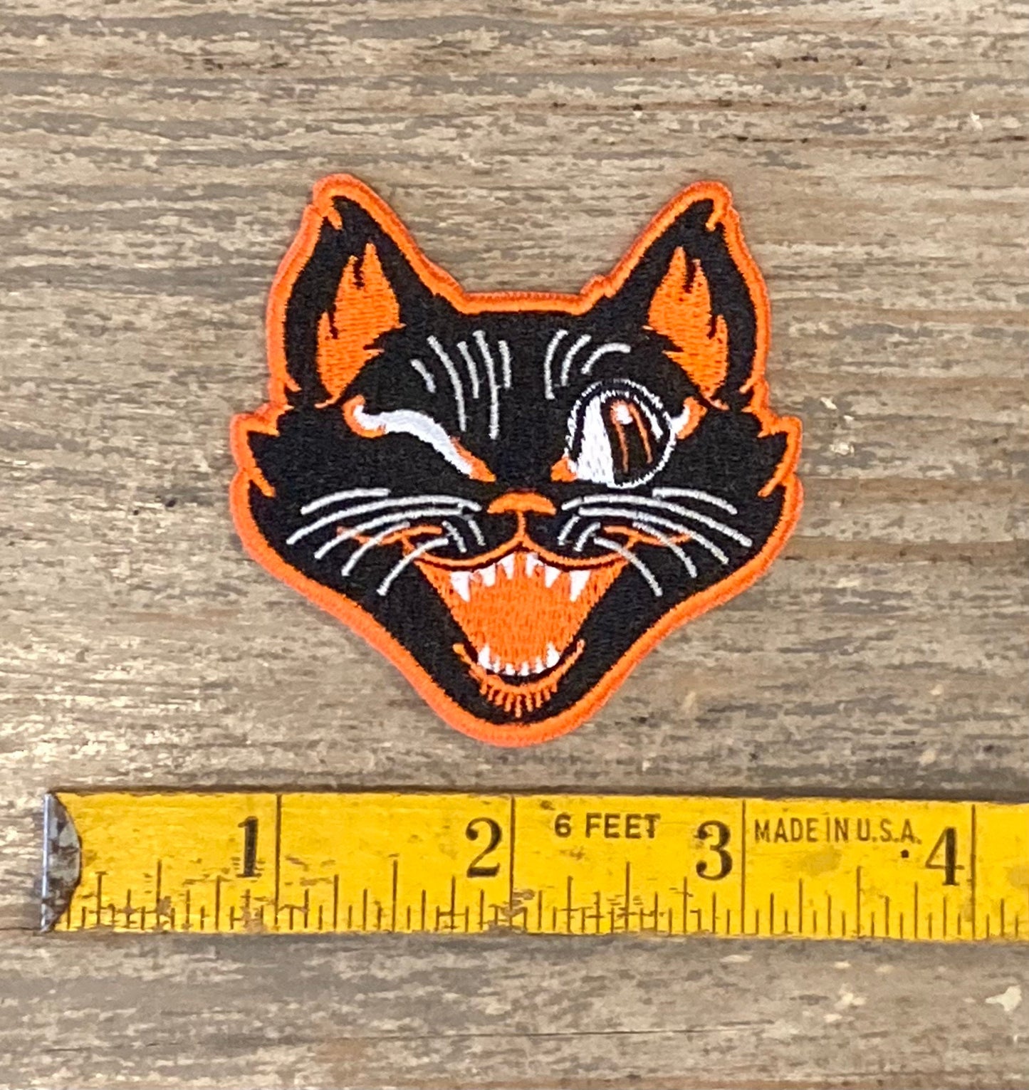 Retro 1930s Black Cats Baseball Team Patch