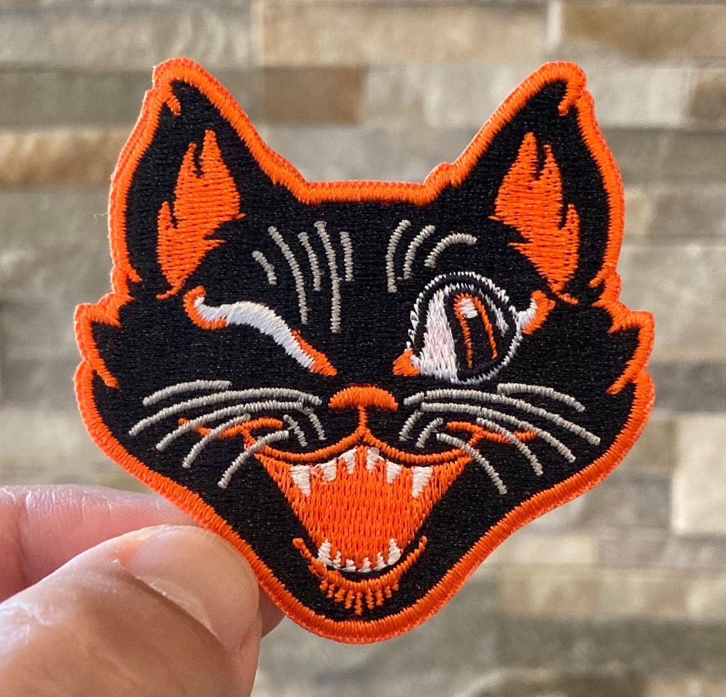 Retro 1930s Black Cats Baseball Team Patch