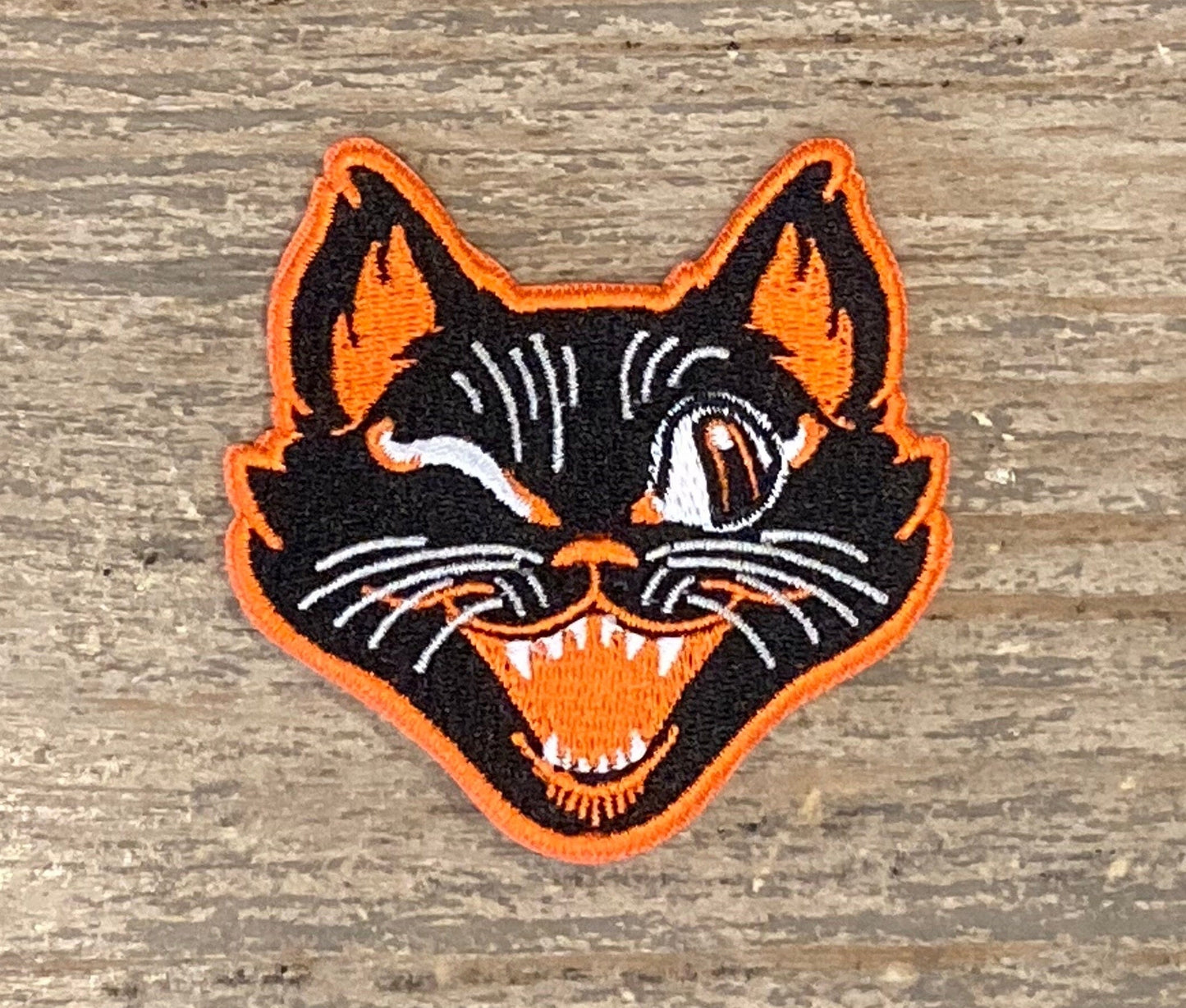 Retro 1930s Black Cats Baseball Team Patch