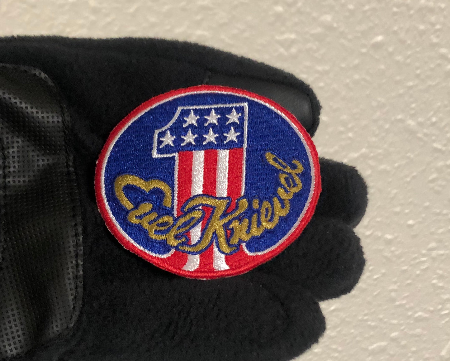 Retro Evel Knievel #1 Patch