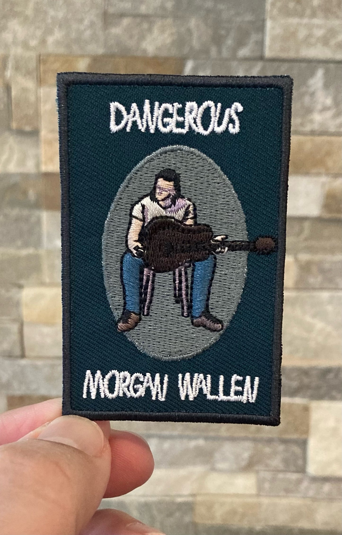 Morgan Wallen Dangerous Iron on Patch
