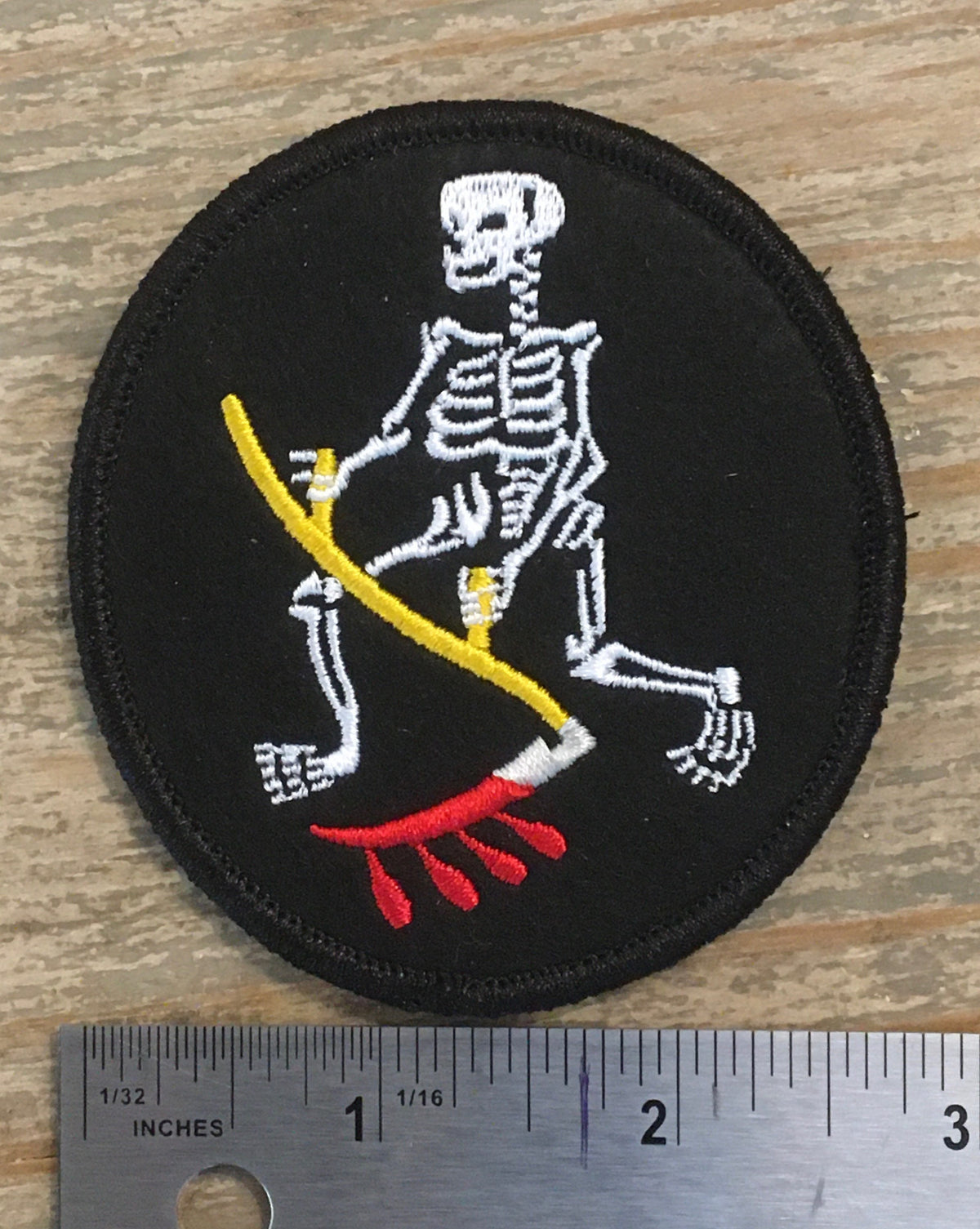 Grium Reeper Patch Grim Reaper Squadron Velcro Patch – Patch Work United