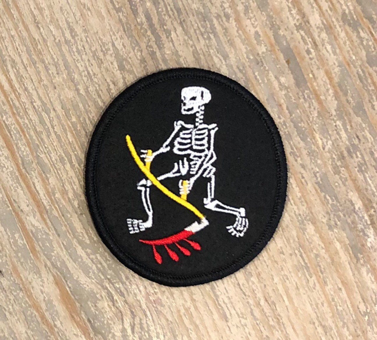 Grium Reeper Patch Grim Reaper Squadron Velcro Patch – Patch Work United