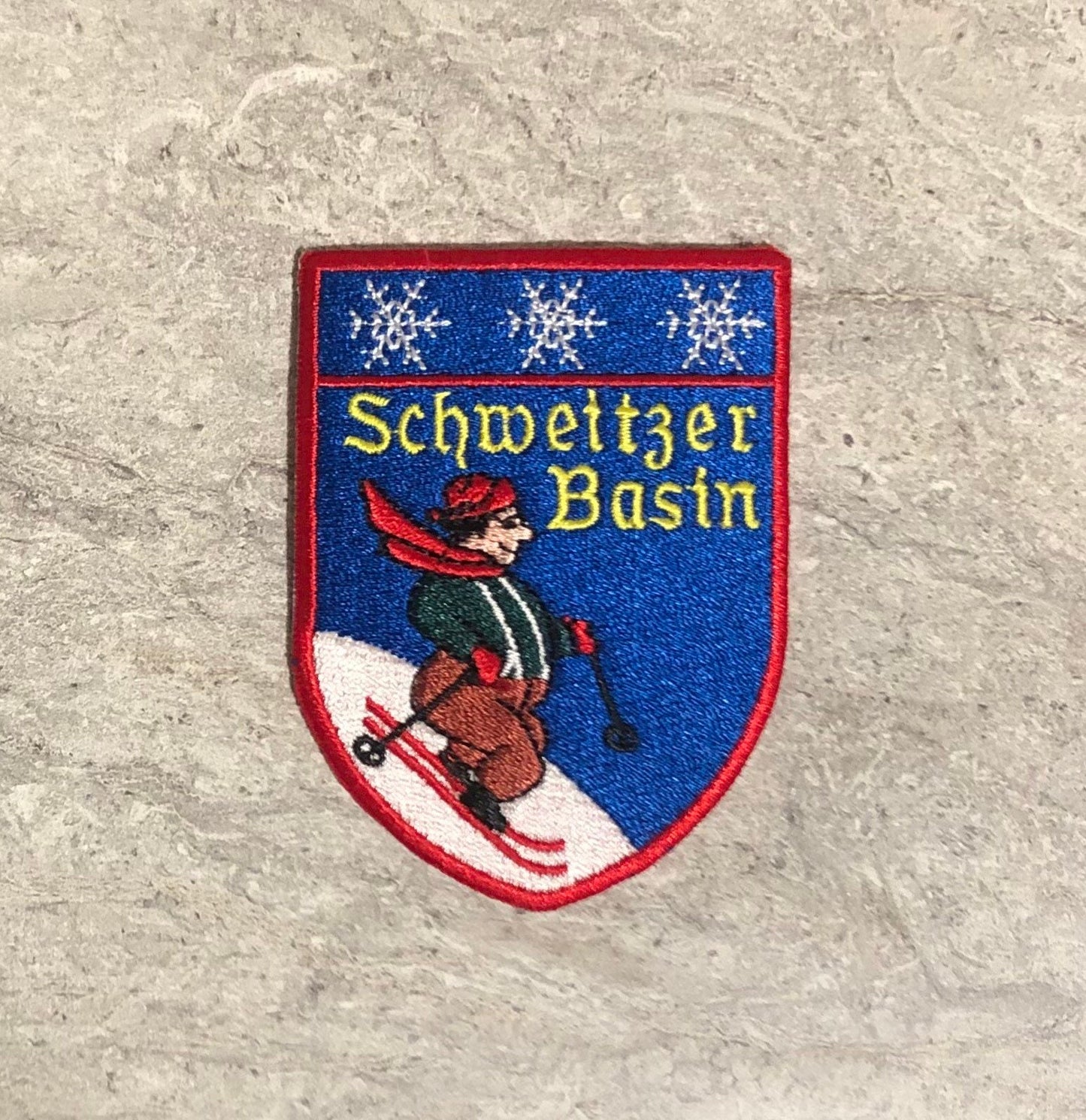 Retro Schweitzer Basin Ski Resort Patch