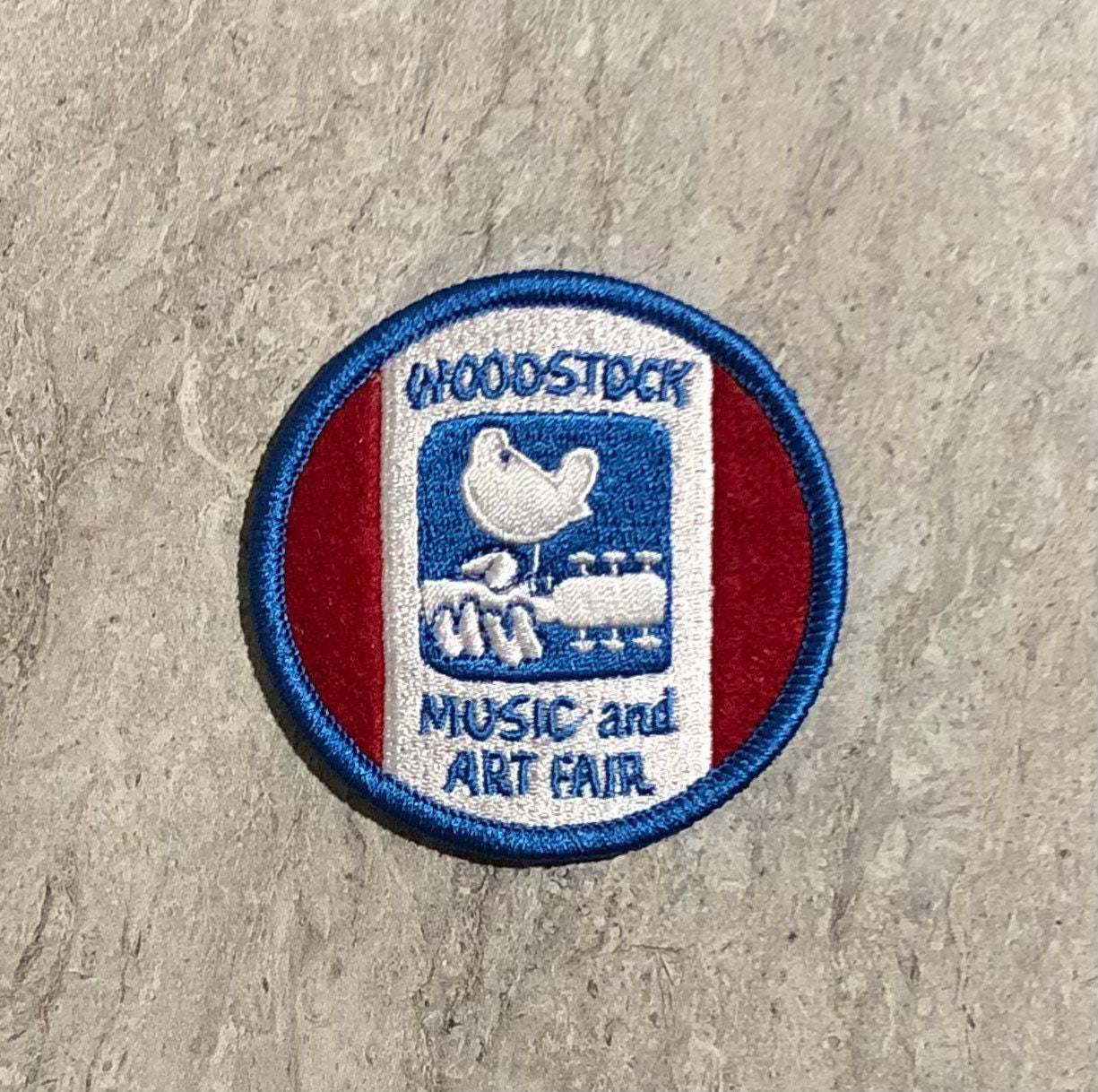 Retro Woodstock Music and Art Fair Patch