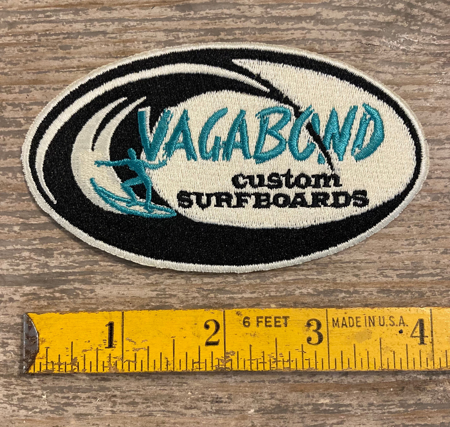 Retro Vagabond Custom Surfboards Patch