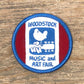 Retro Woodstock Music and Art Fair Patch