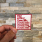 Mac Miller "I Love Life, Thank You" Iron on Patch 2x2in