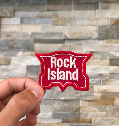 Retro Rock Island Rail Line Patch