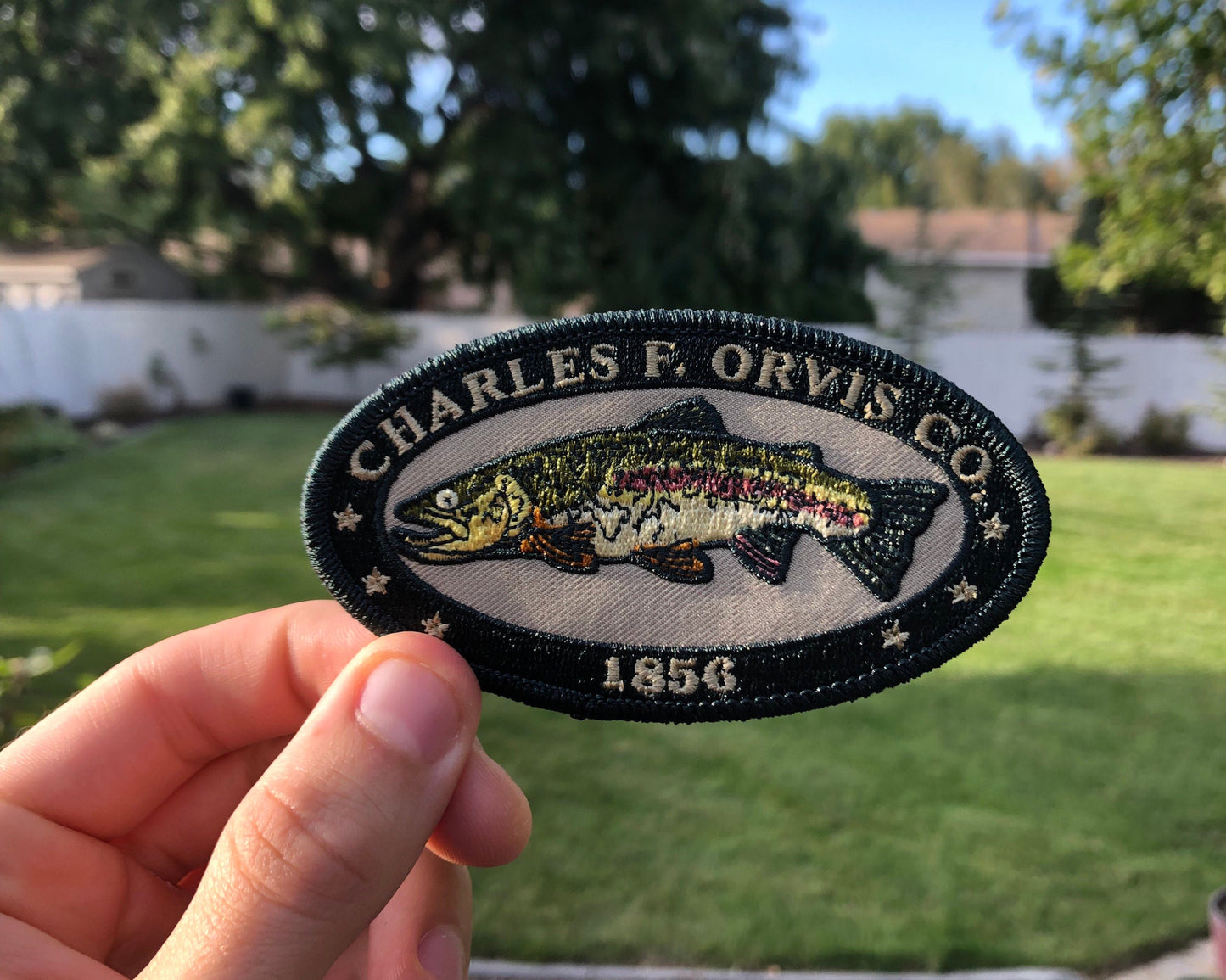 Retro 1856 Charles F. Orvis Co Trout Patch
