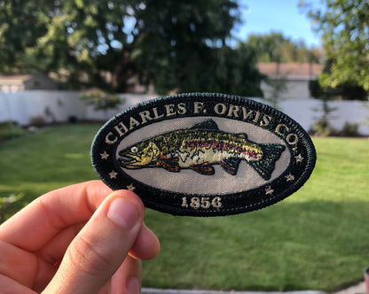 Retro 1856 Charles F. Orvis Co Trout Patch