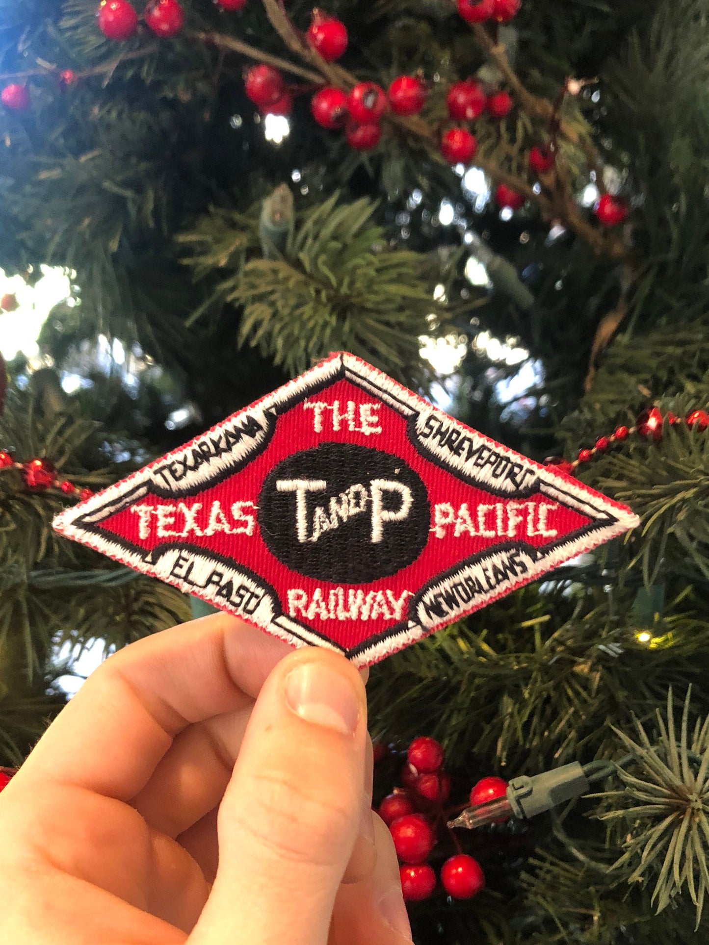 Retro "The Texas and Pacific Railway" Patch