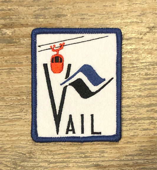 Retro Vail Ski Resort Chairlift Patch