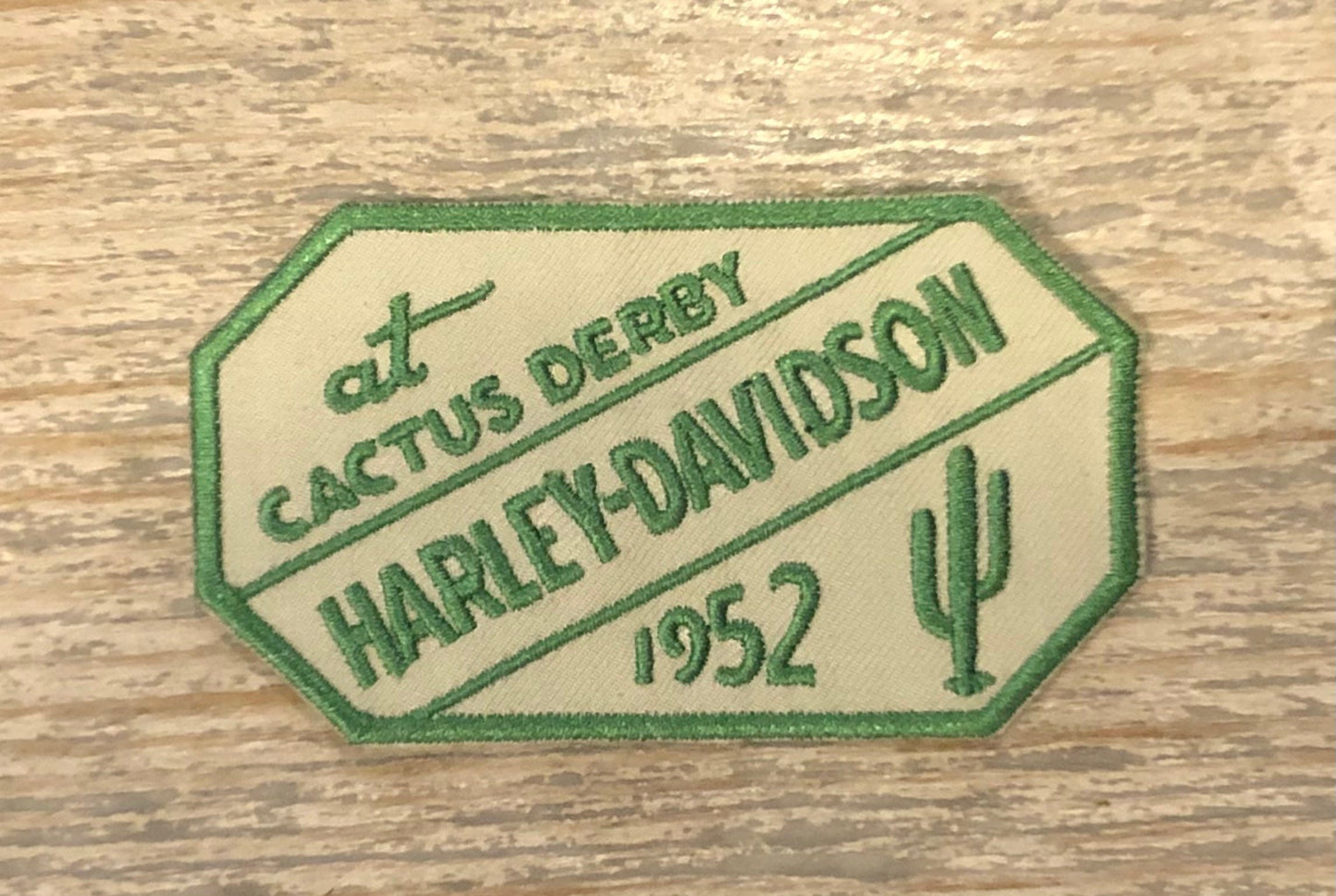 Retro Harley Davidson Motorcycle Triangular Patch – Patch Work United