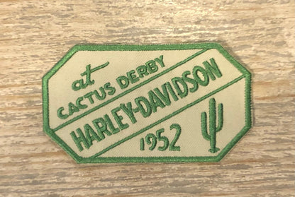 Retro Harley Davidson "At Cactus Derby 1952" Patch