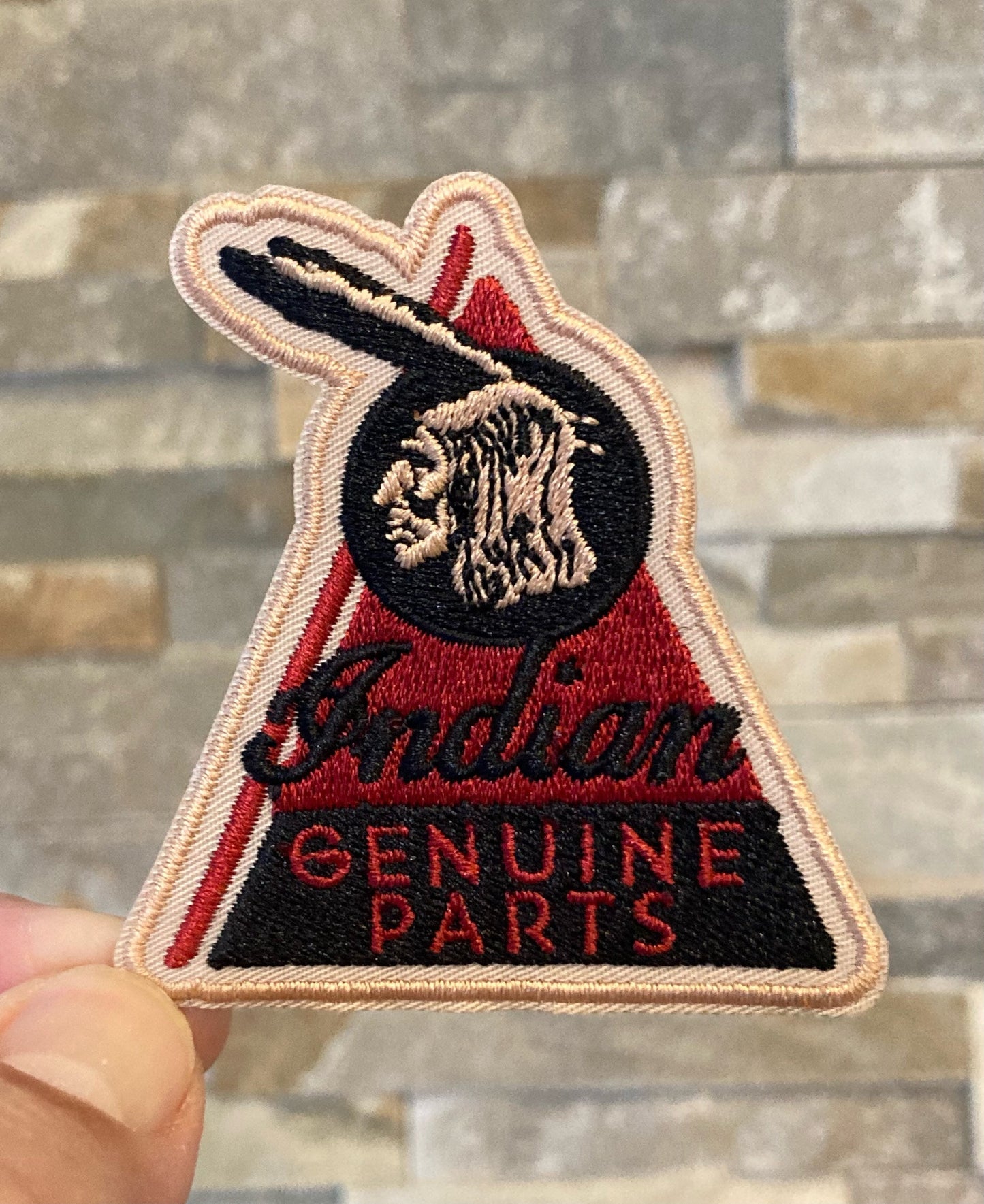 Retro Indian Motorcycle Genuine Parts Patch