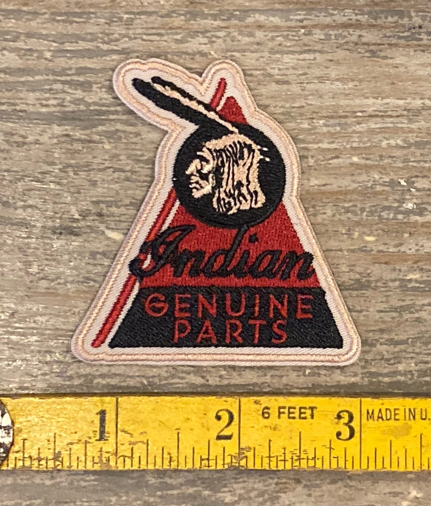 Retro Indian Motorcycle Genuine Parts Patch