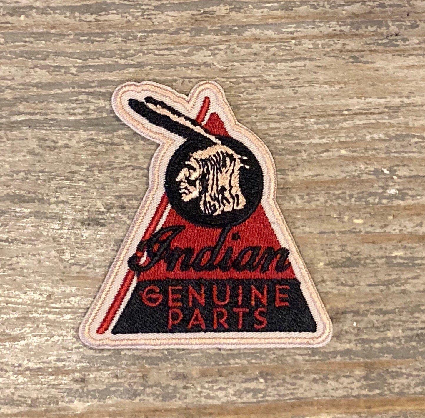 Retro Indian Motorcycle Genuine Parts Patch