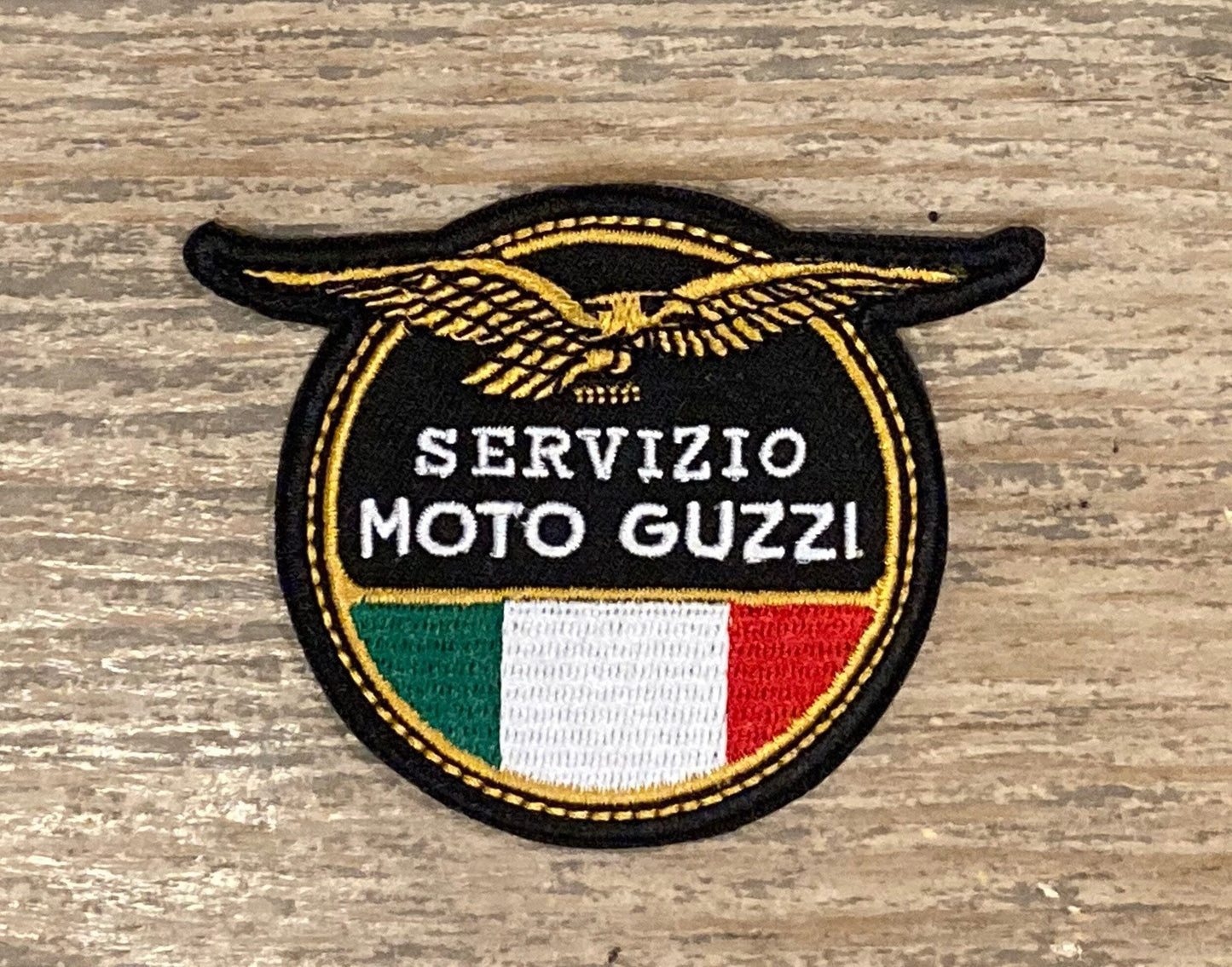 Retro Italian Servizio Moto Guzzi Patch