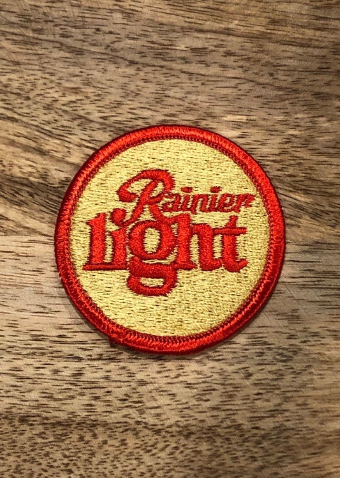Retro Rainier Light Beer Circular Patch