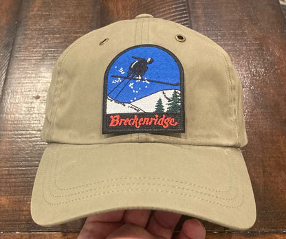 Retro Breckenridge Mountain Ski Resort Patch