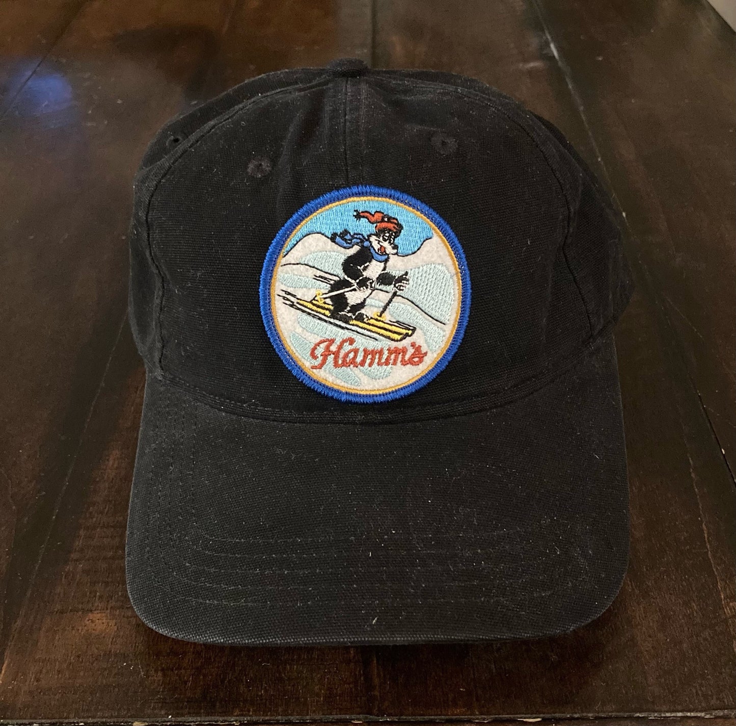 Retro Hamm’s Beer Bear Skiing Mascot Patch