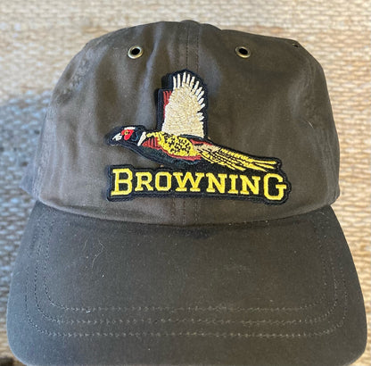 Retro Browning Firearms Flying Quail Hunting Patch