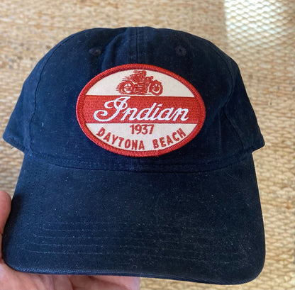 Retro Indian Motorcycle 1937 Daytona Beach Racing Patch
