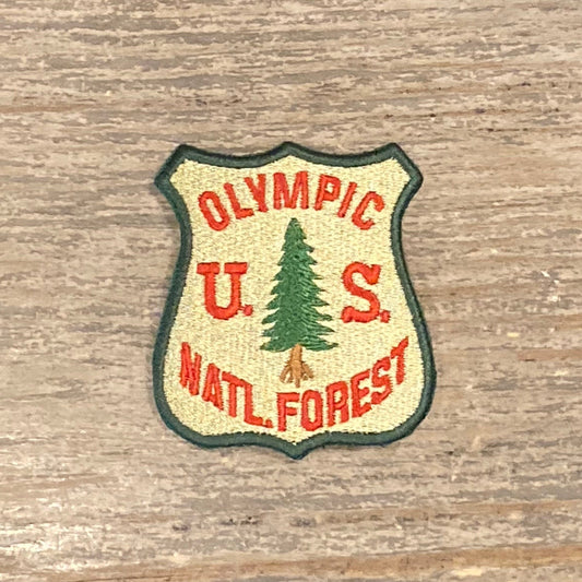 Retro U.S. Olympic National Forest Park Patch