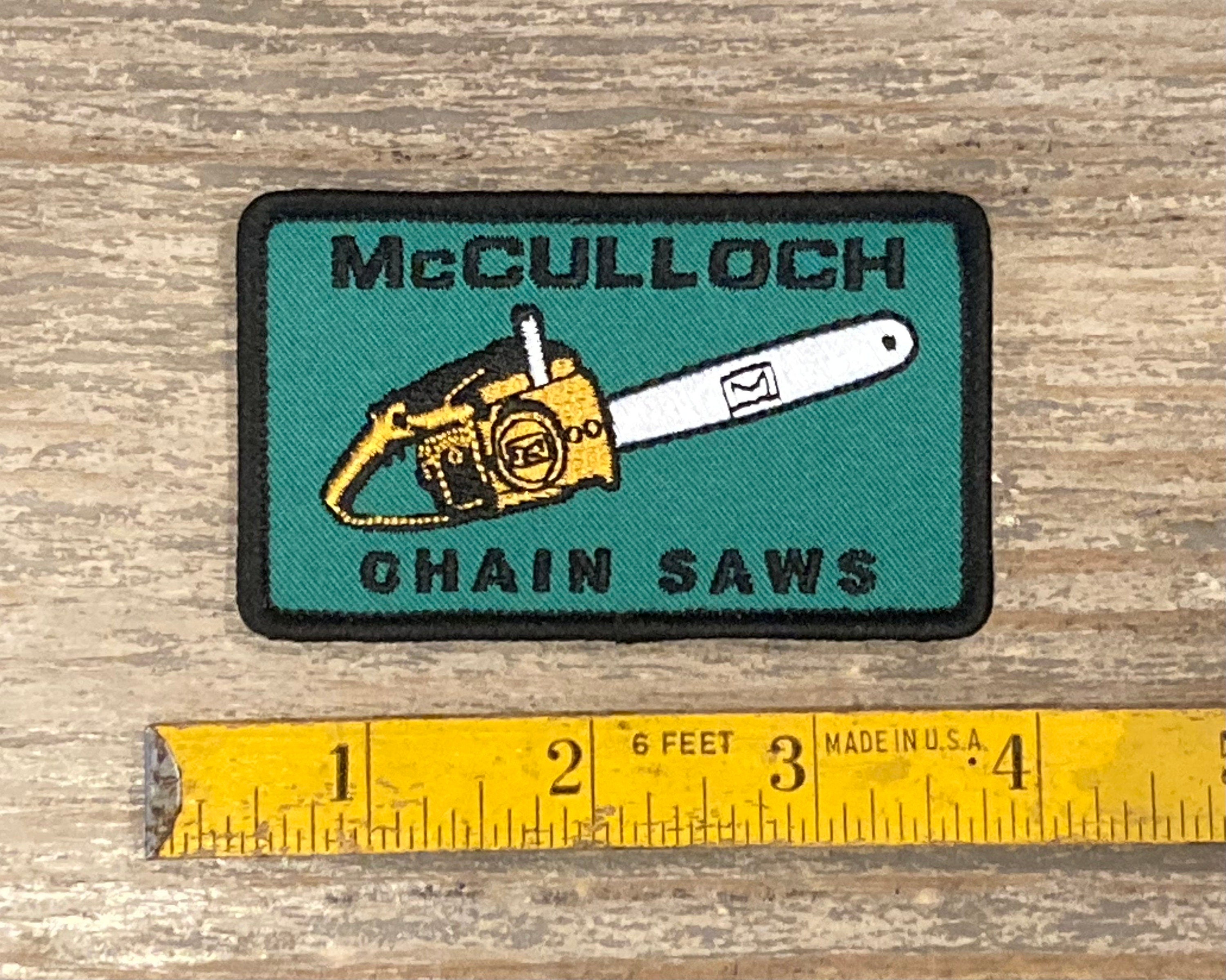 Retro McCulloch Chainsaws Patch – Patch Work United