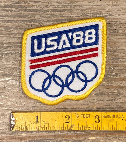 Retro 1988 USA Winter Olympics Patch