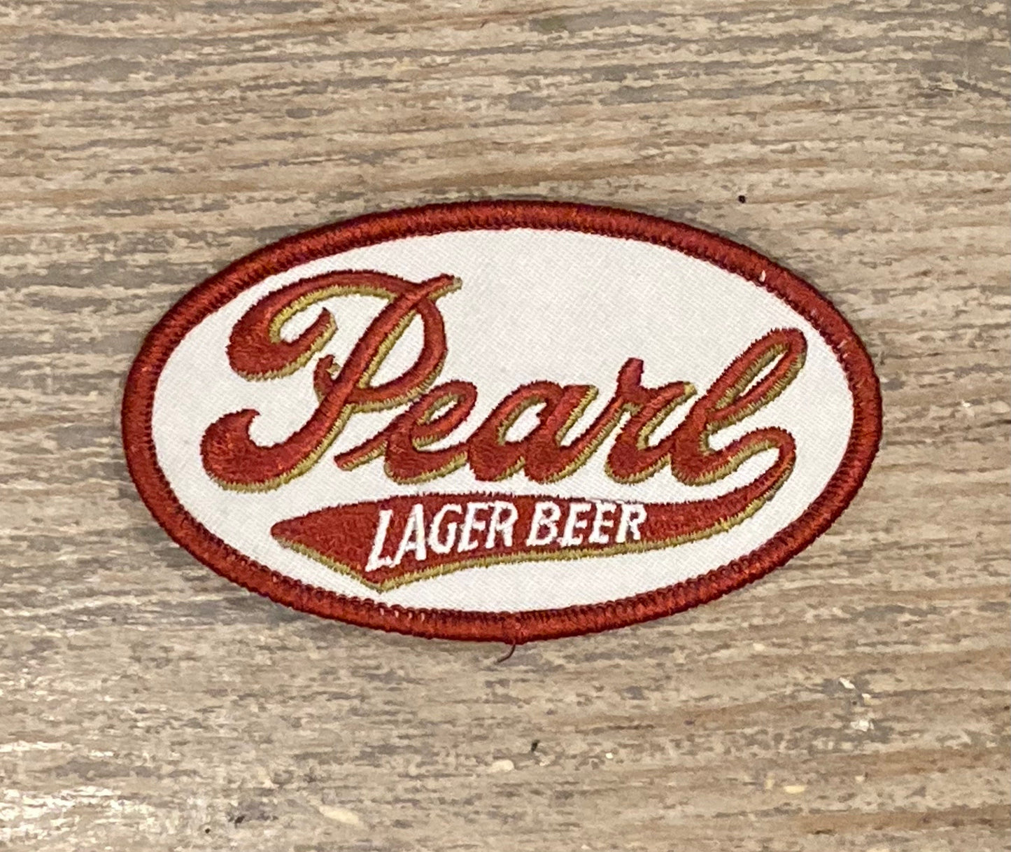 Retro Pearl Lager Beer Patch