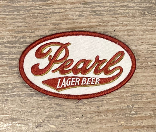 Retro Pearl Lager Beer Patch